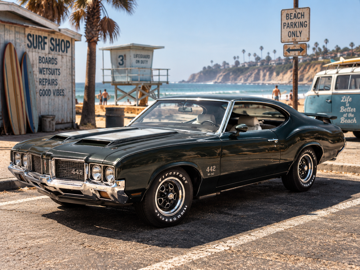 1/24 1971 Oldsmobile 442 W-30 Analog Slot Car | Authentic SirSlotsaLot Build