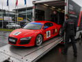 Hand-built 1/24 Audi R8 GT Gauloises #8 analog slot car