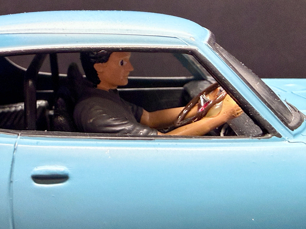 1/24 Scale Nissan GTR "Kenmeri" Hot Rod Analog Slot Car, Plastic RaceGold Chassis