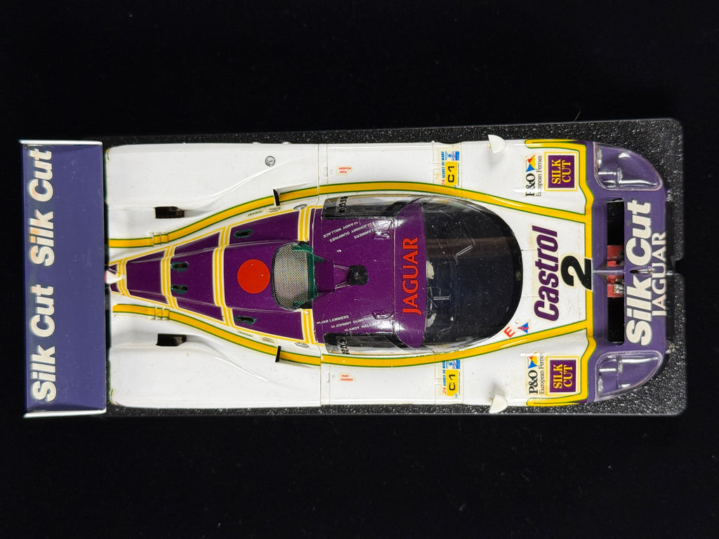 1/24 1988 Jaguar XJR-9 Analog Group C Slot Car, Silk Cut #2, 24H Le Mans