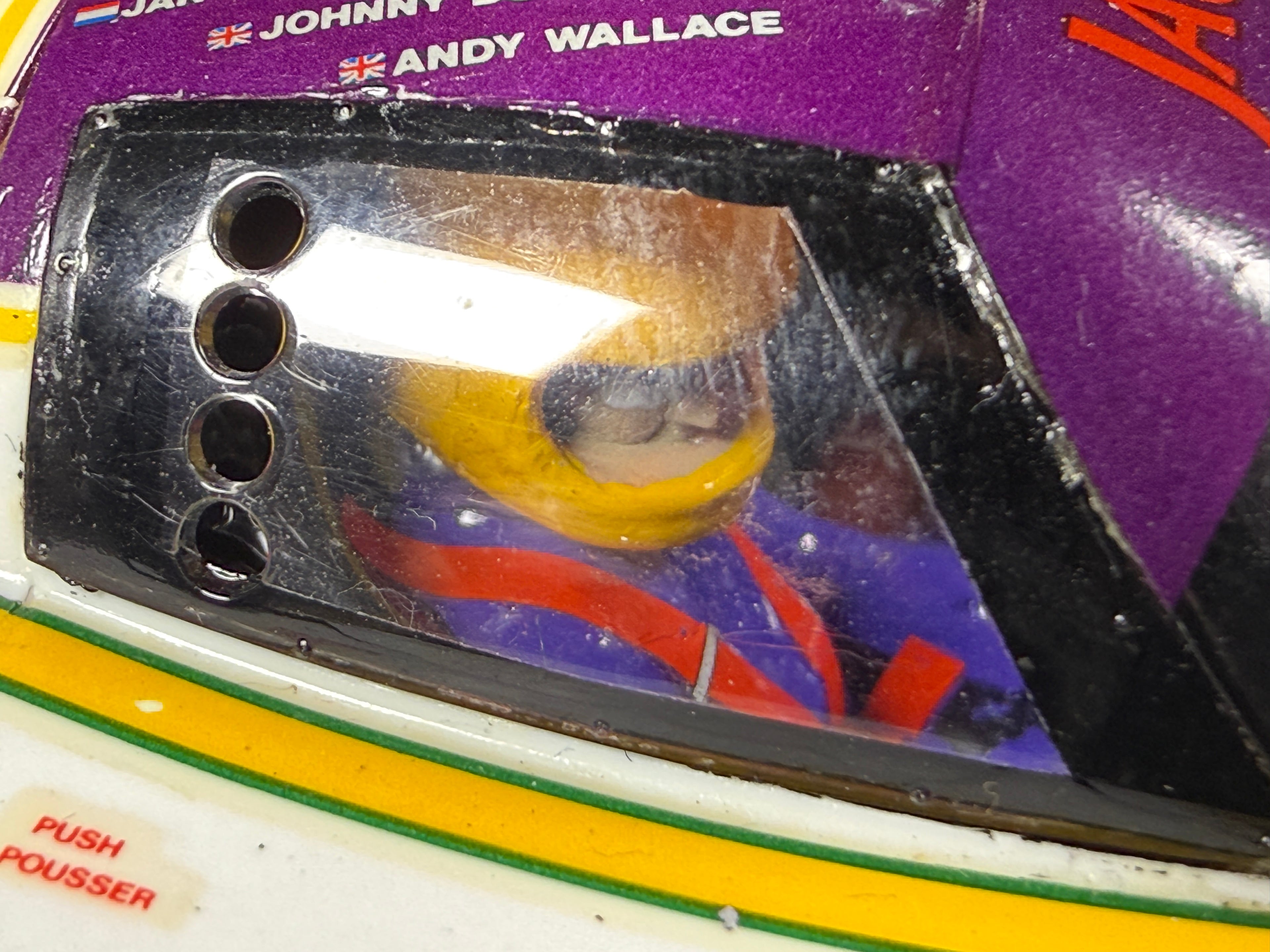 Jaguar XJR-9 Silk Cut #2 Le Mans racing livery detail