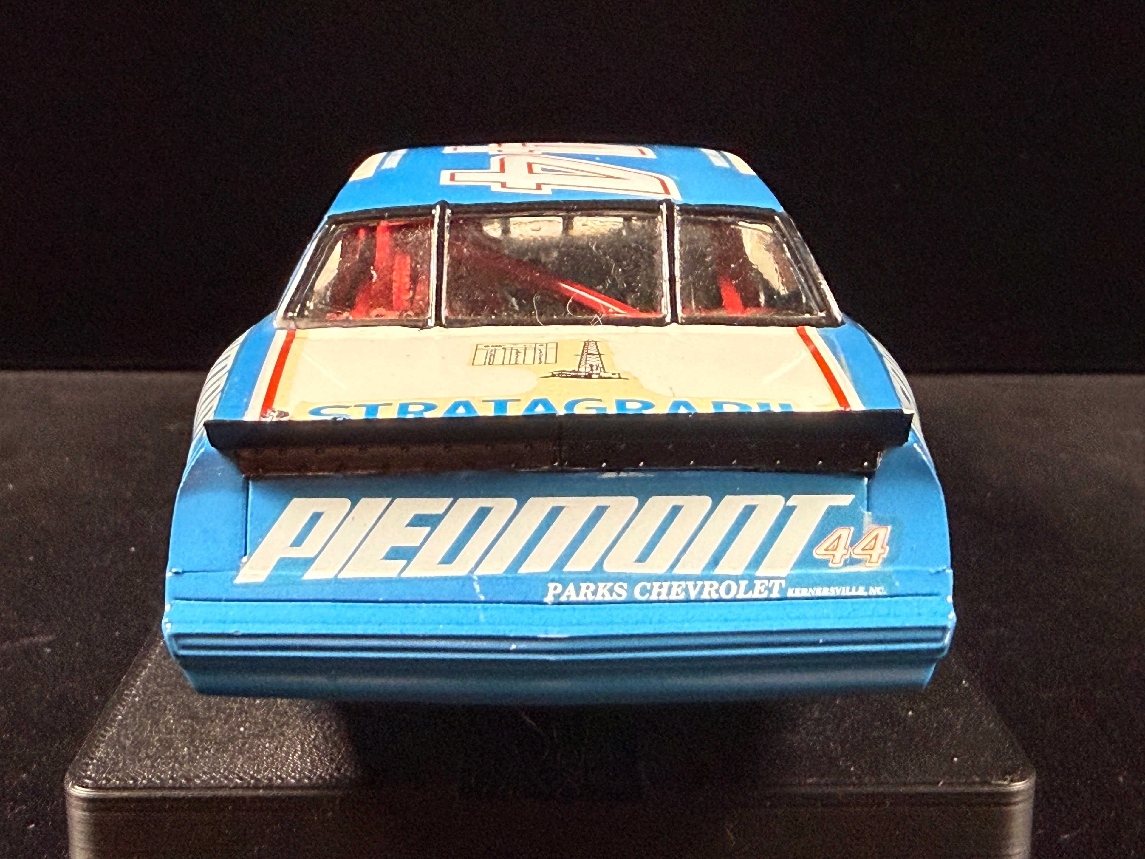 1984 Chevy Monte Carlo NASCAR analog slot car rear view