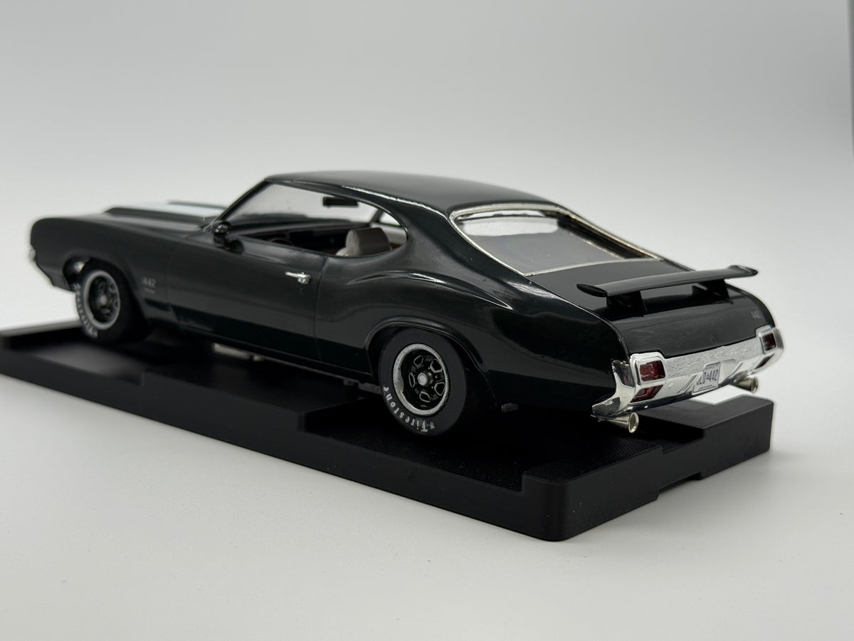 1/24 1971 Oldsmobile 442 W-30 Analog Slot Car | Authentic SirSlotsaLot Build