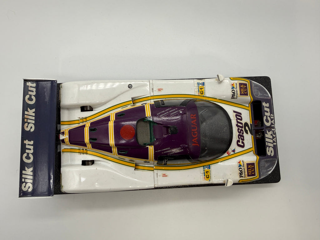 1/24 1988 Jaguar XJR-9 Analog Group C Slot Car, Silk Cut #2, 24H Le Mans