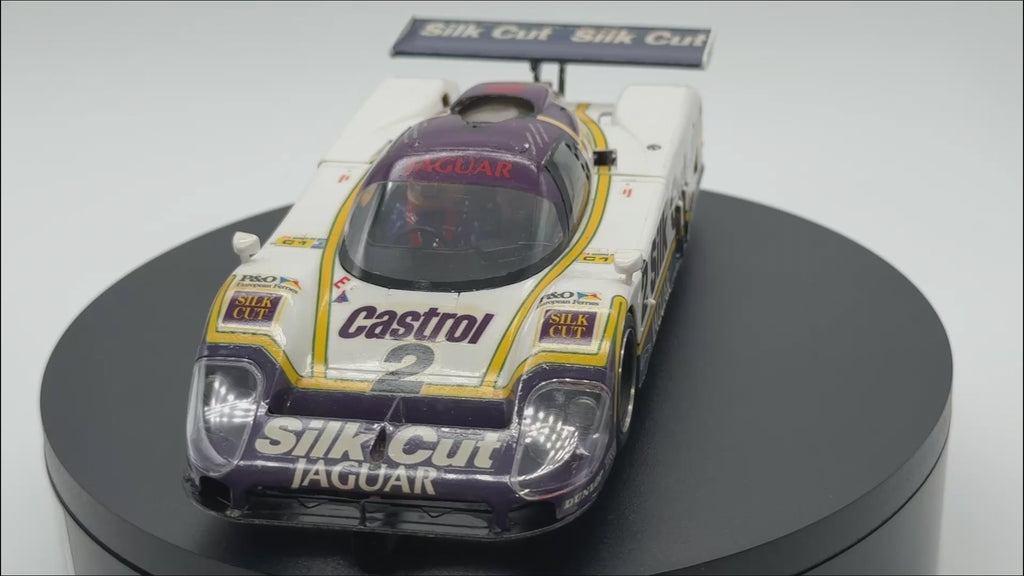 1/24 1988 Jaguar XJR-9 Analog Group C Slot Car, Silk Cut #2, 24H Le Mans