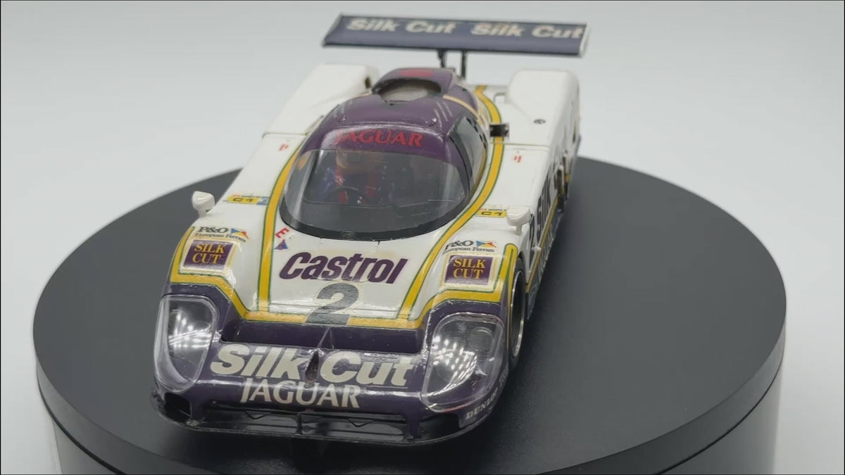 1/24 1988 Jaguar XJR-9 Analog Group C Slot Car, Silk Cut #2, 24H Le Mans