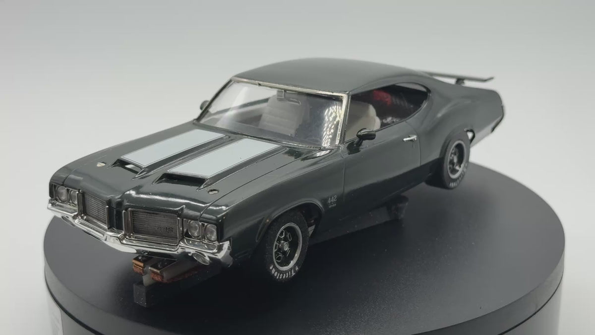 1/24 1971 Oldsmobile 442 W-30 Analog Slot Car | Authentic SirSlotsaLot Build